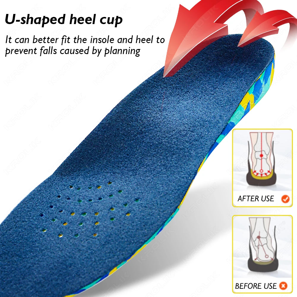 Kids’ Arch Support Insoles, EU Sizes 23–37