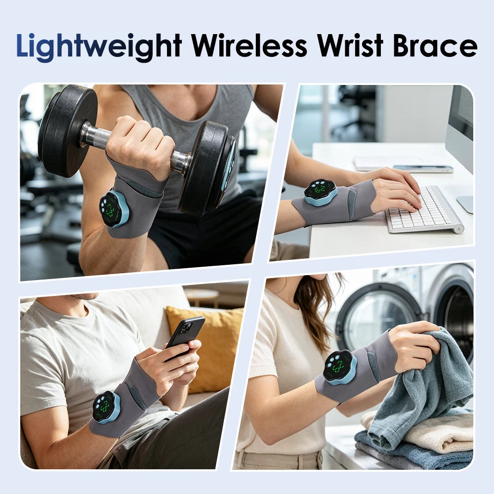 Cordless Wristband Massager with 10 Modes and 29 Levels