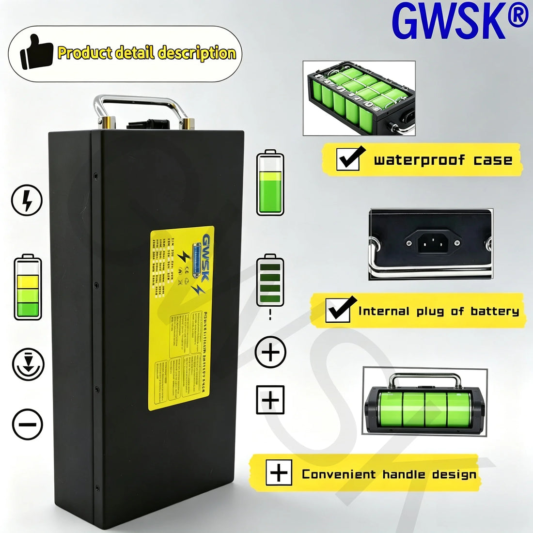 60V Battery for Electric Mobility Devices