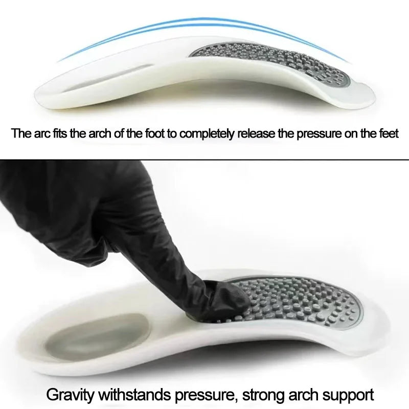3/4-Length Arch Support Insoles for Flat Feet