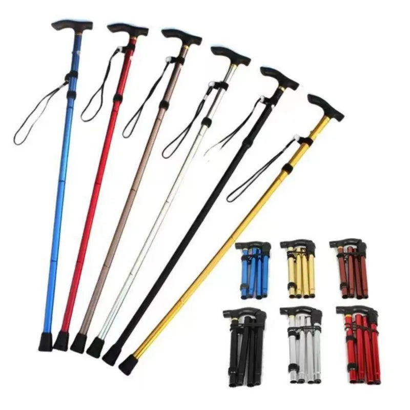 Multifunction Telescopic Folding Walking Stick