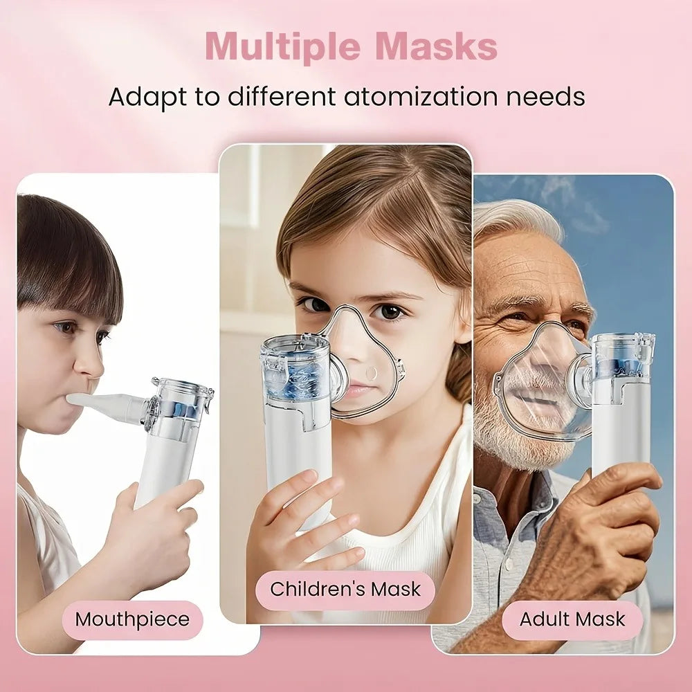 Handheld Mesh Nebulizer with LED Display