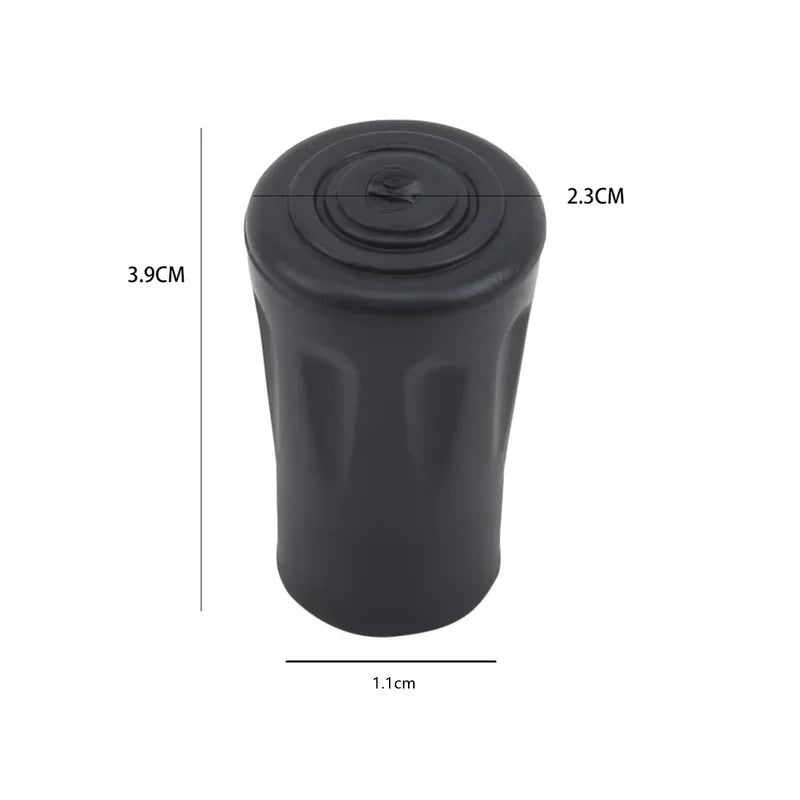 Rubber Trekking Pole Replacement Tips, Pack of 20