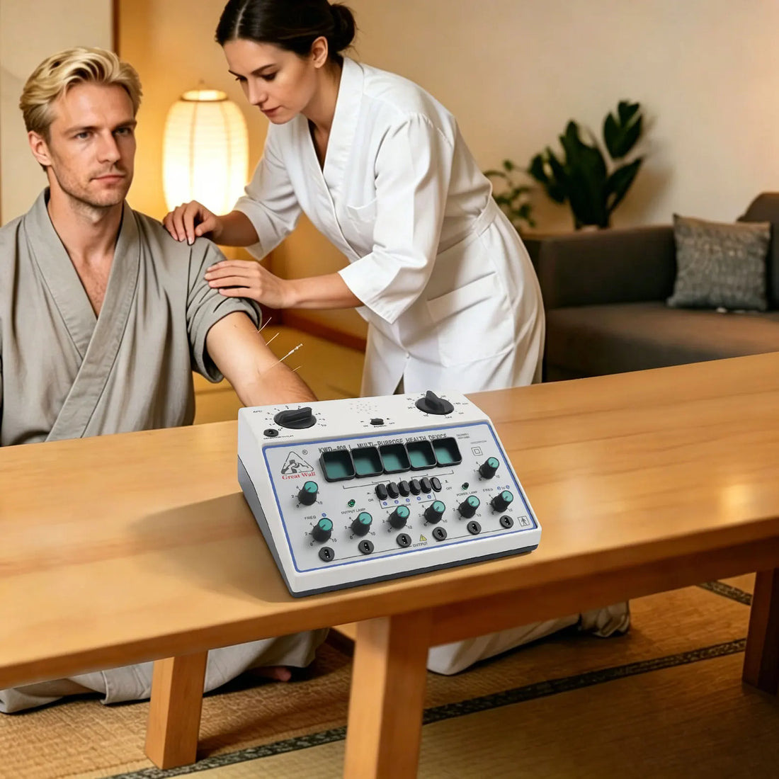 Six-Channel Electric Stimulator with Timer