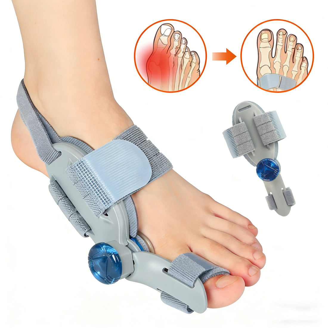 Adjustable Bunion Corrector with Toe Support
