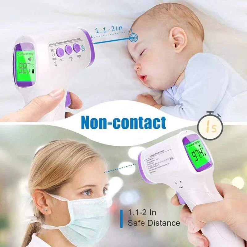 Non-Contact Forehead Thermometer and Finger Pulse Oximeter