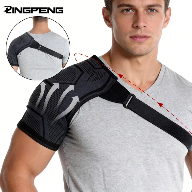 Adjustable Shoulder Brace for Left or Right Shoulder
