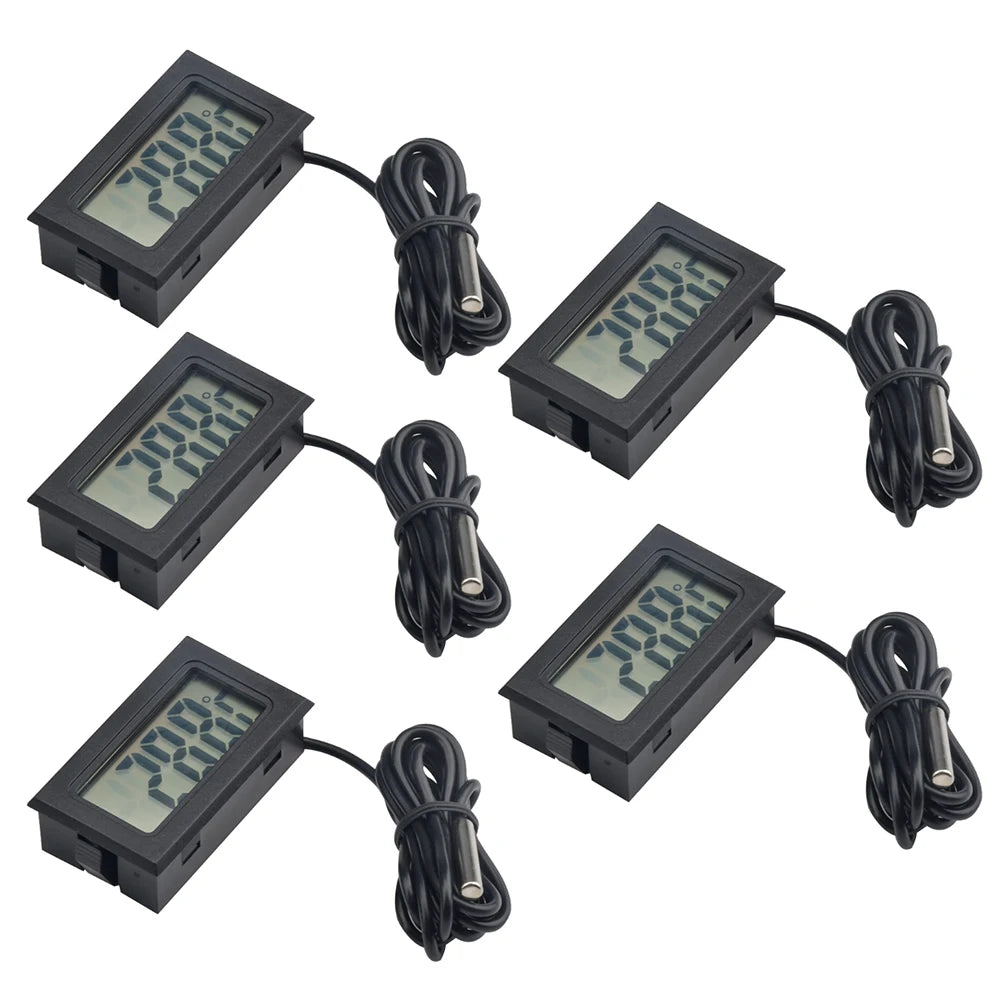 Mini LCD Digital Thermometer with 1 m Cable