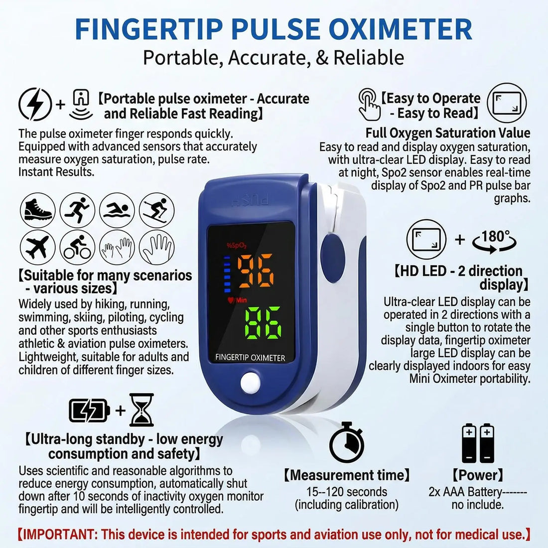 Electronic Oral and Armpit Thermometer