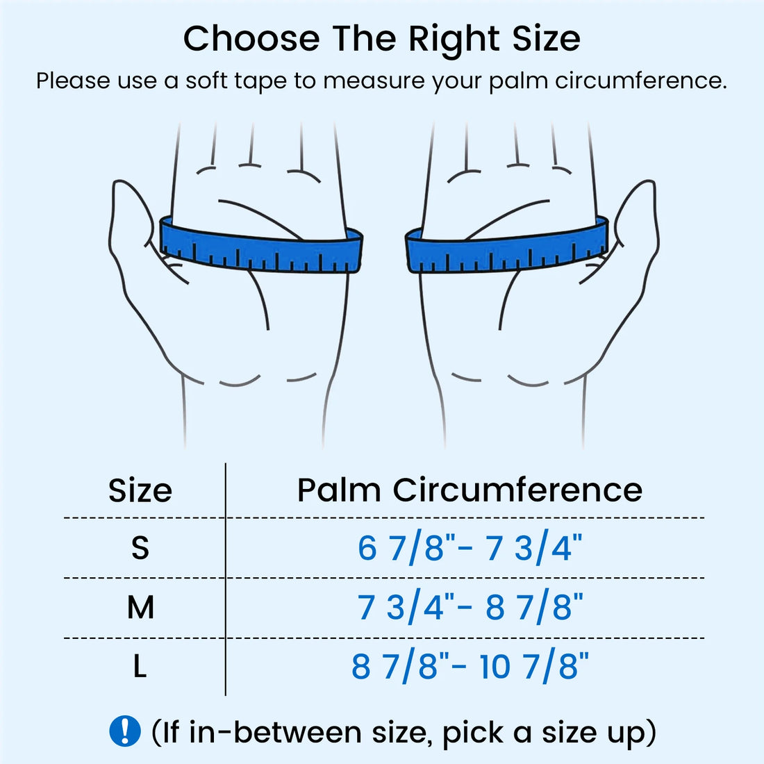 Flexible CMC Thumb Brace for Left or Right Hand