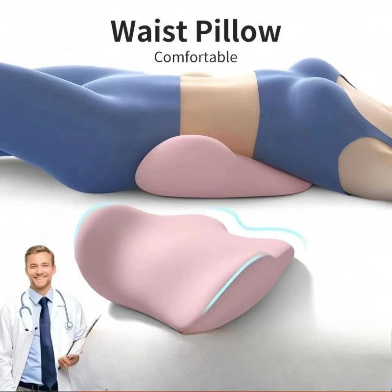 Ergonomic Bed Lumbar Cushion with PE Foam Filling