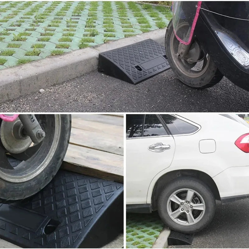 Portable Threshold Ramp 3-10 cm, Anti-Slip for Doorsteps and Curbs