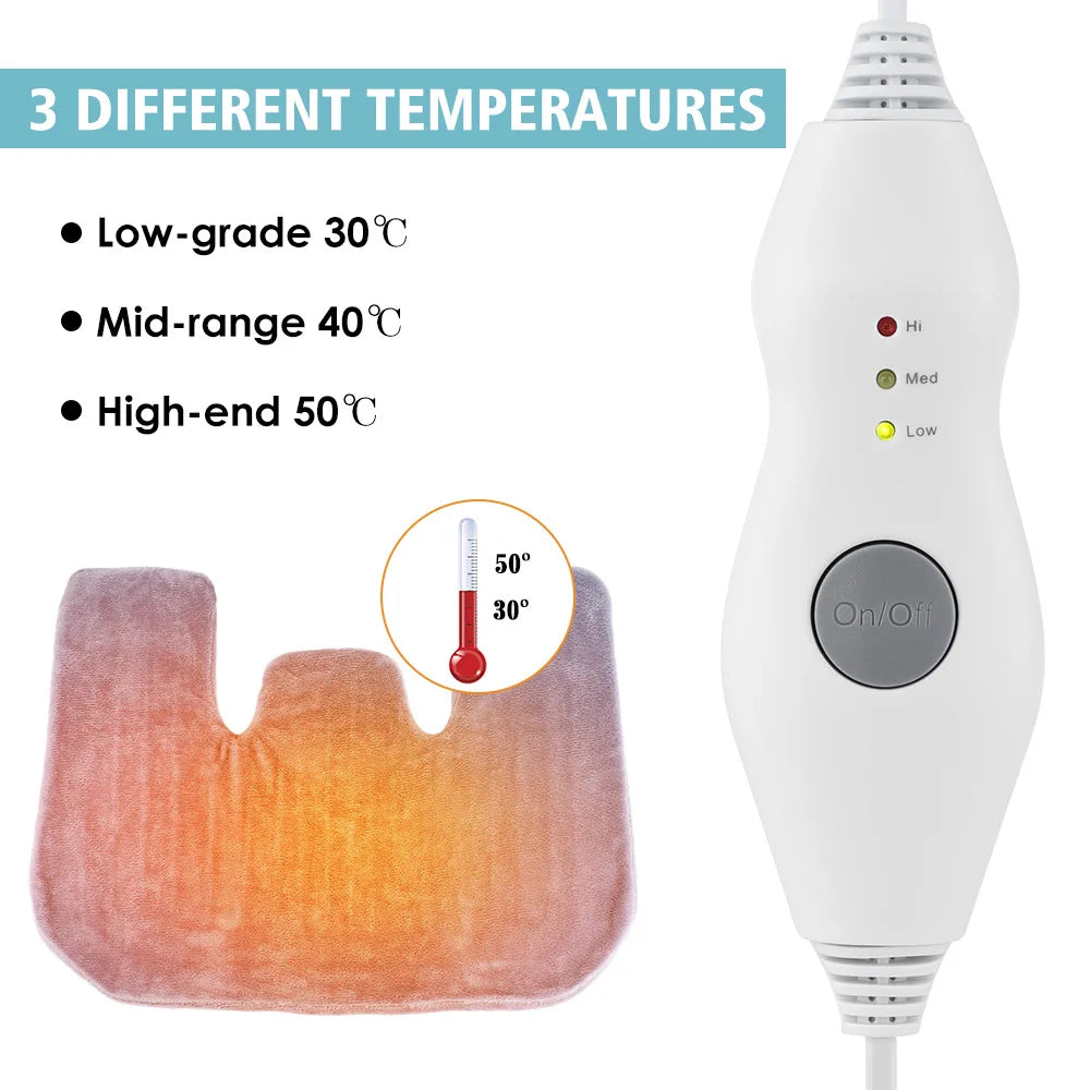 Electric Neck and Back Heating Pad Wrap