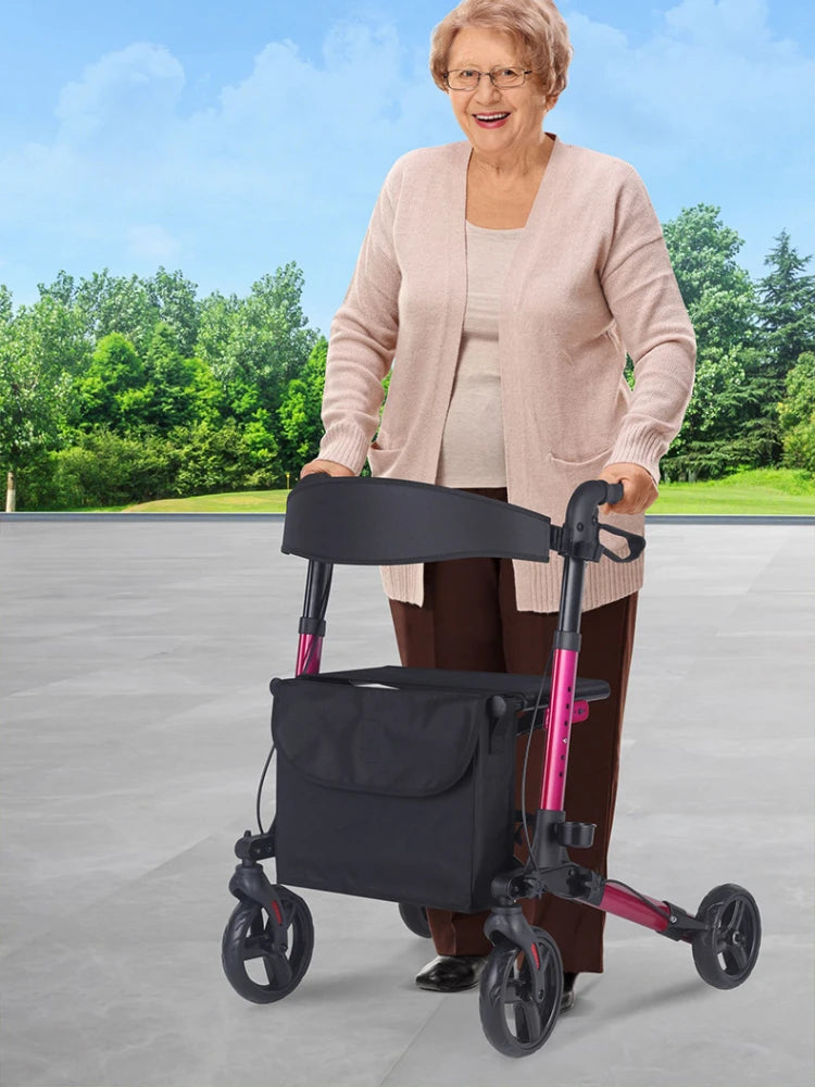 Foldable Walker with Seat