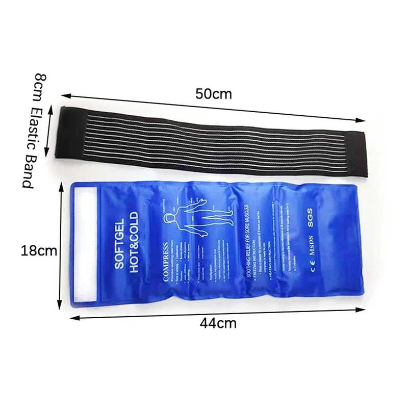 Reusable Hot and Cold Gel Pack with Strap