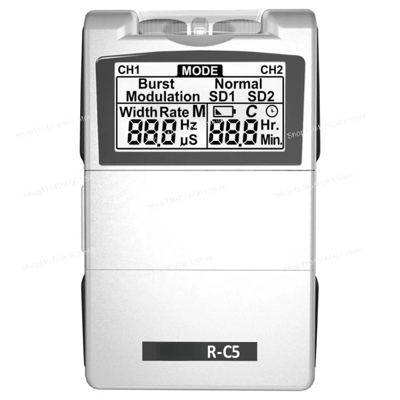 7000 Digital TENS EMS Muscle Stimulator, 2-Channel with 5 Modes