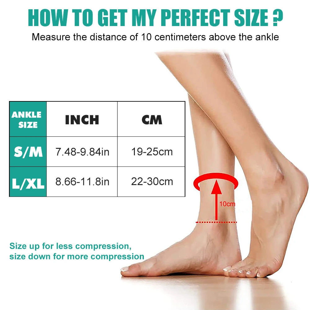 Ankle Compression Sleeve for Foot Arch and Heel Support
