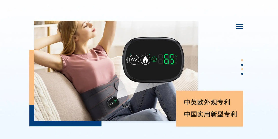 Heated Waist Massager with 3 Heat Levels