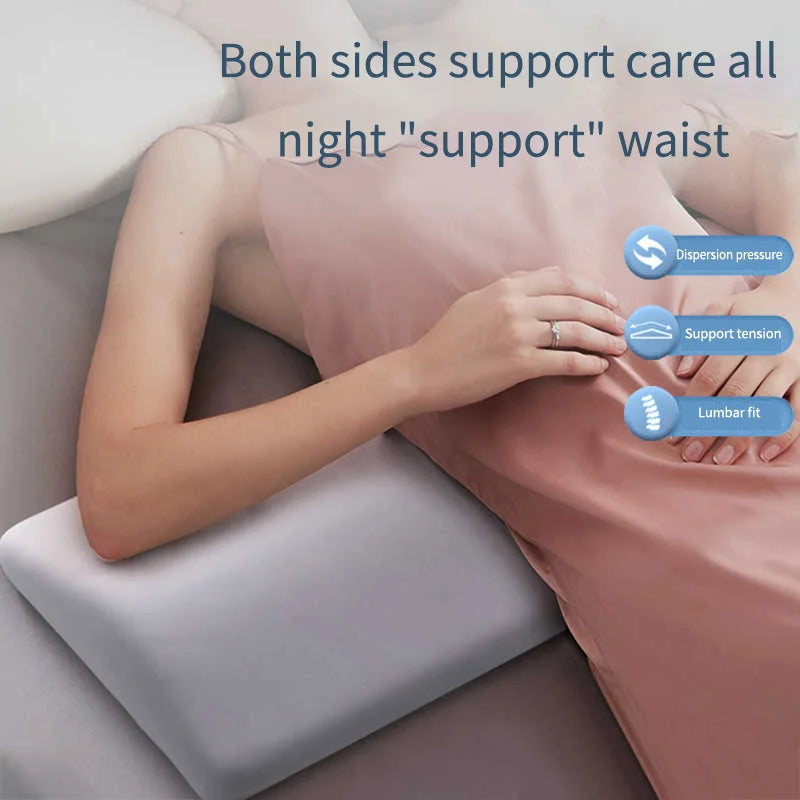Memory Foam Lumbar Support Pillow for Bed