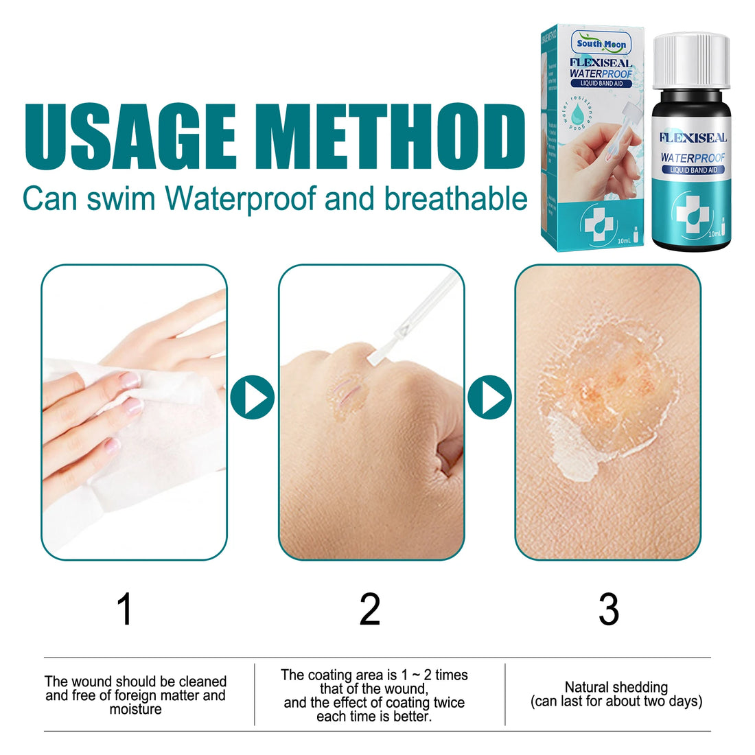 Transparent Liquid Bandage, 10 ml