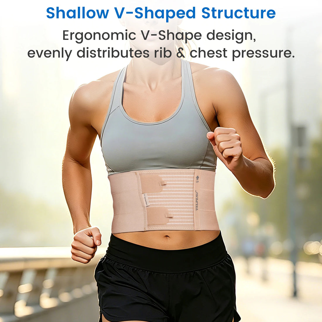 Unisex Rib and Sternum Support Belt