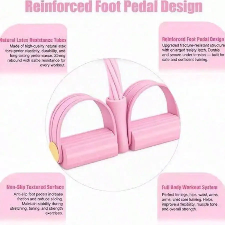 Pedal Resistance Bands for Home Exercise