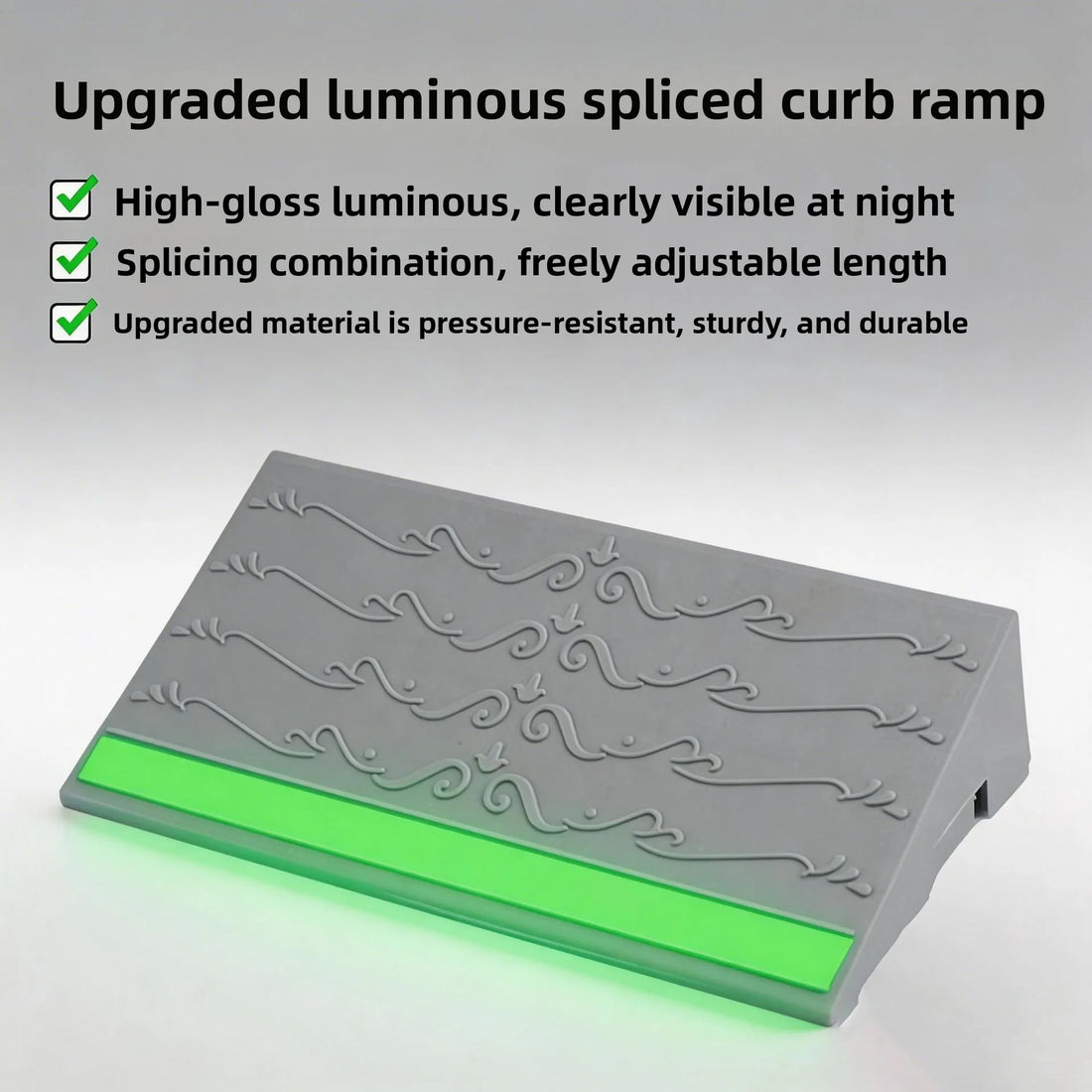 Portable Non-Slip Threshold Ramp, 3–6 cm