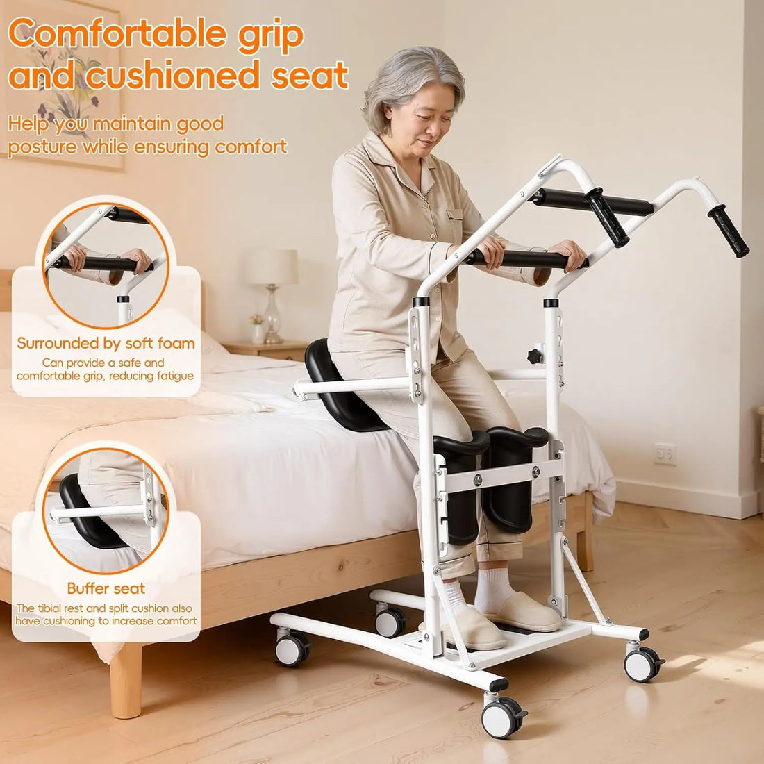 Sit-to-Stand Patient Lift Aid