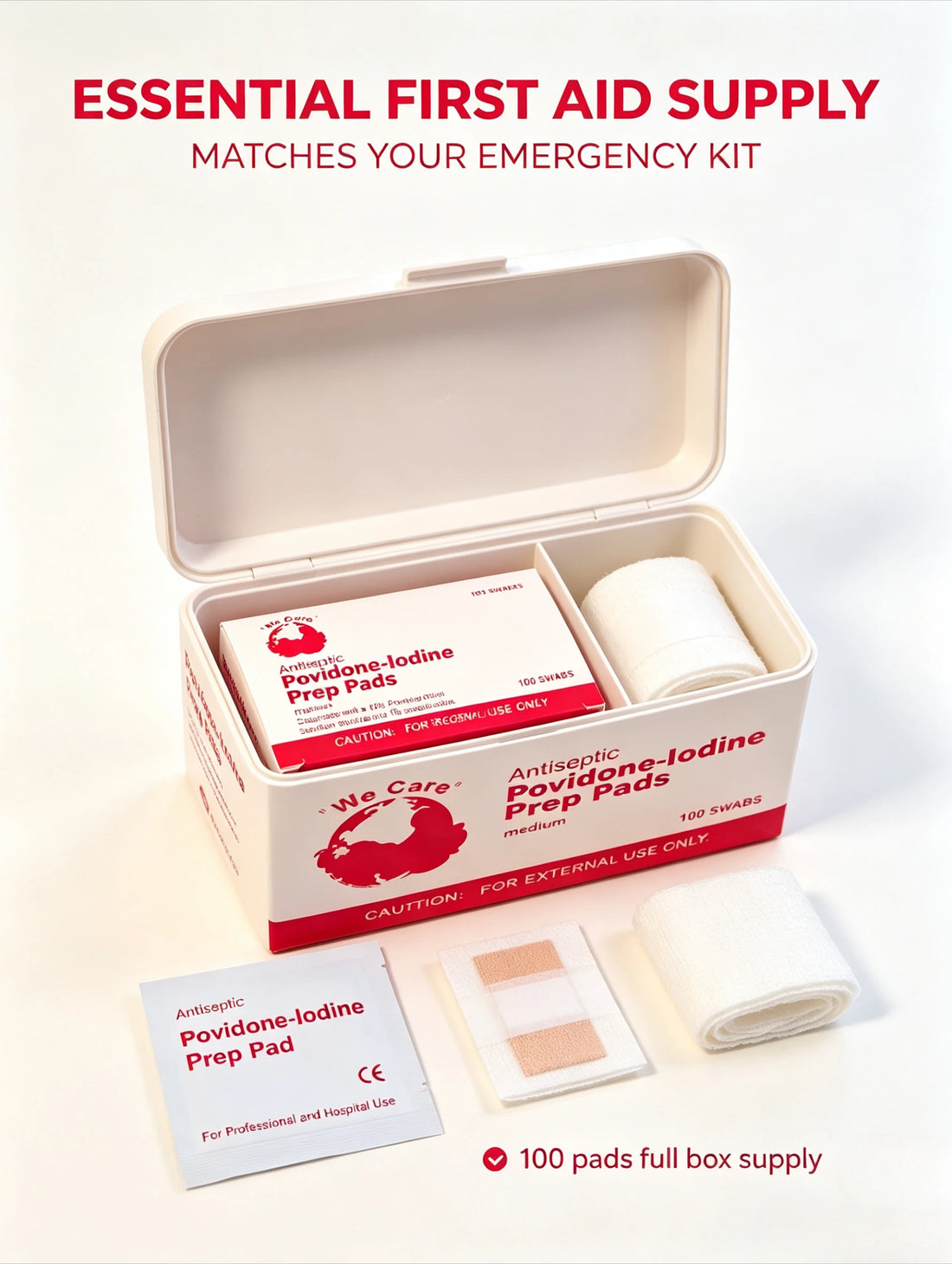 Individually Wrapped Povidone-Iodine Wipes