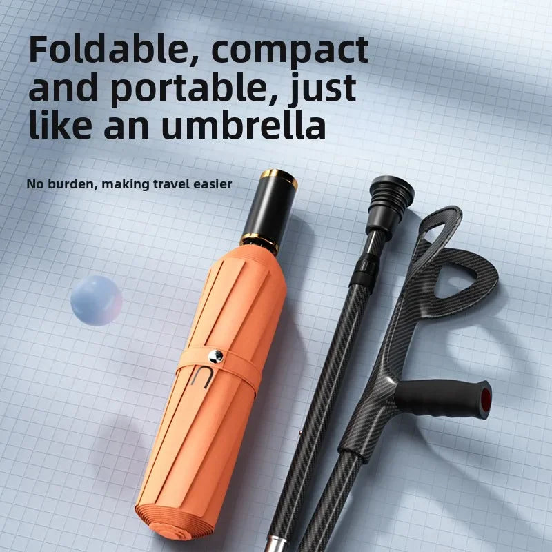 Folding Adjustable Forearm Crutches