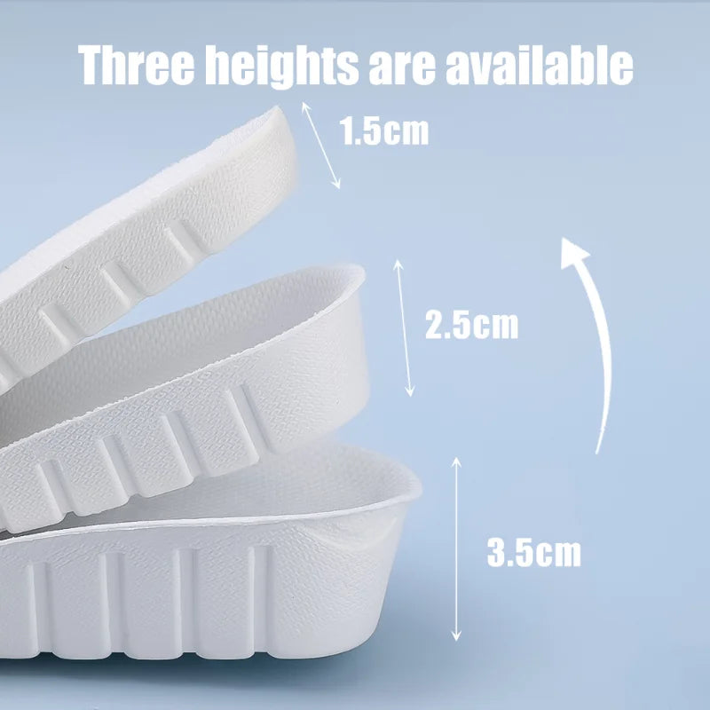 Invisible Height Lift Insoles with Arch Support