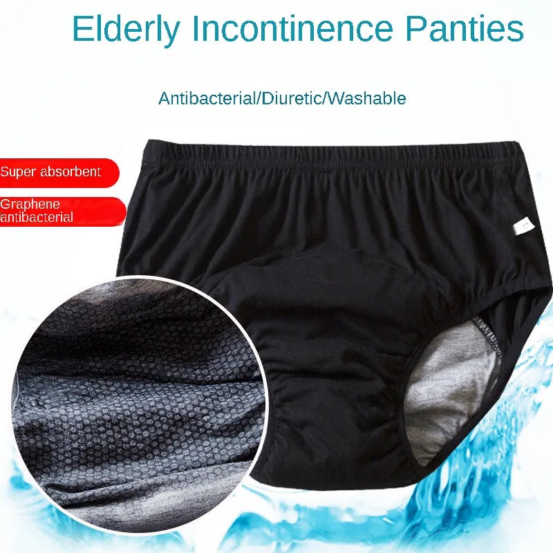 Washable Reusable Incontinence Pants for Men