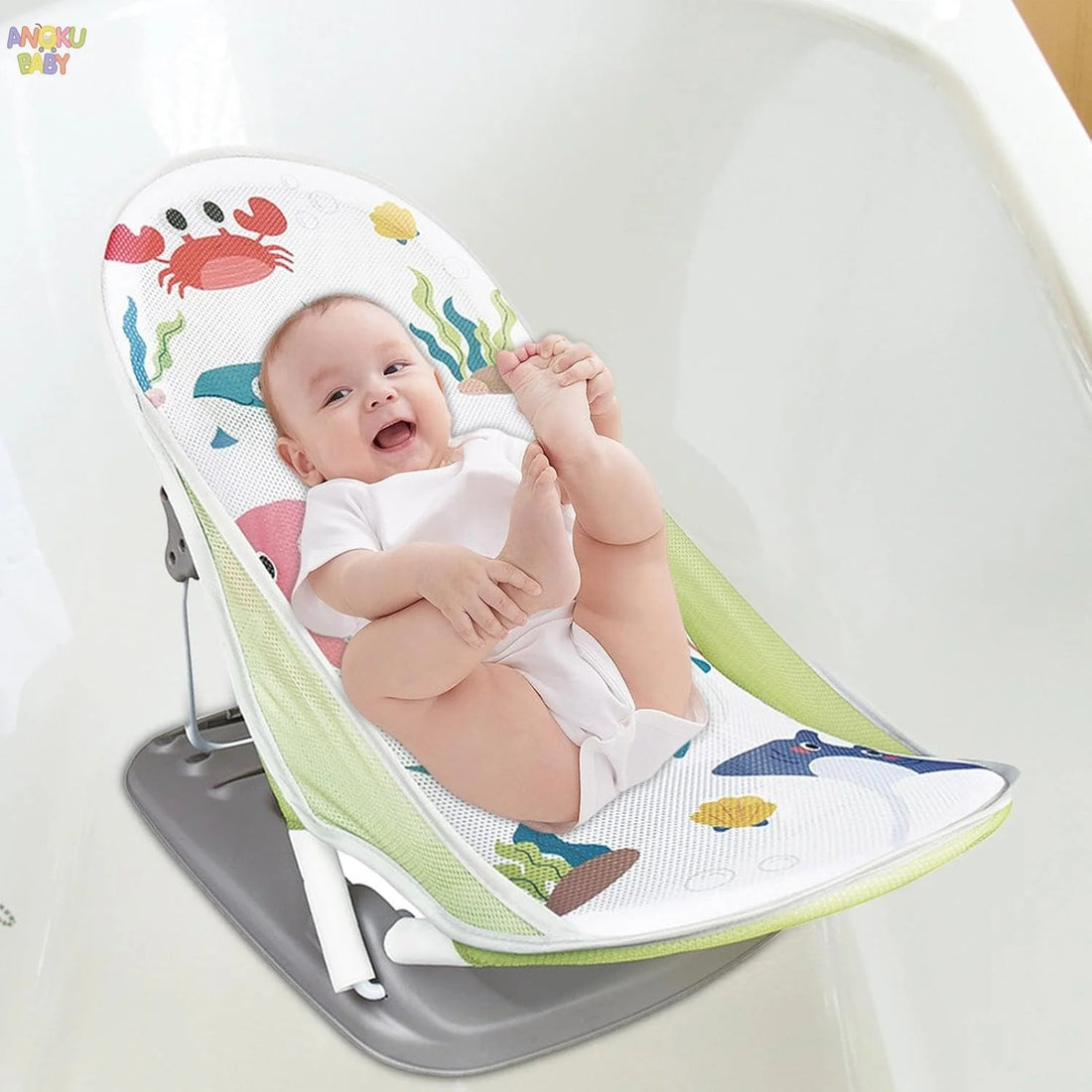 Foldaway Baby Bath Seat, 3 Positions