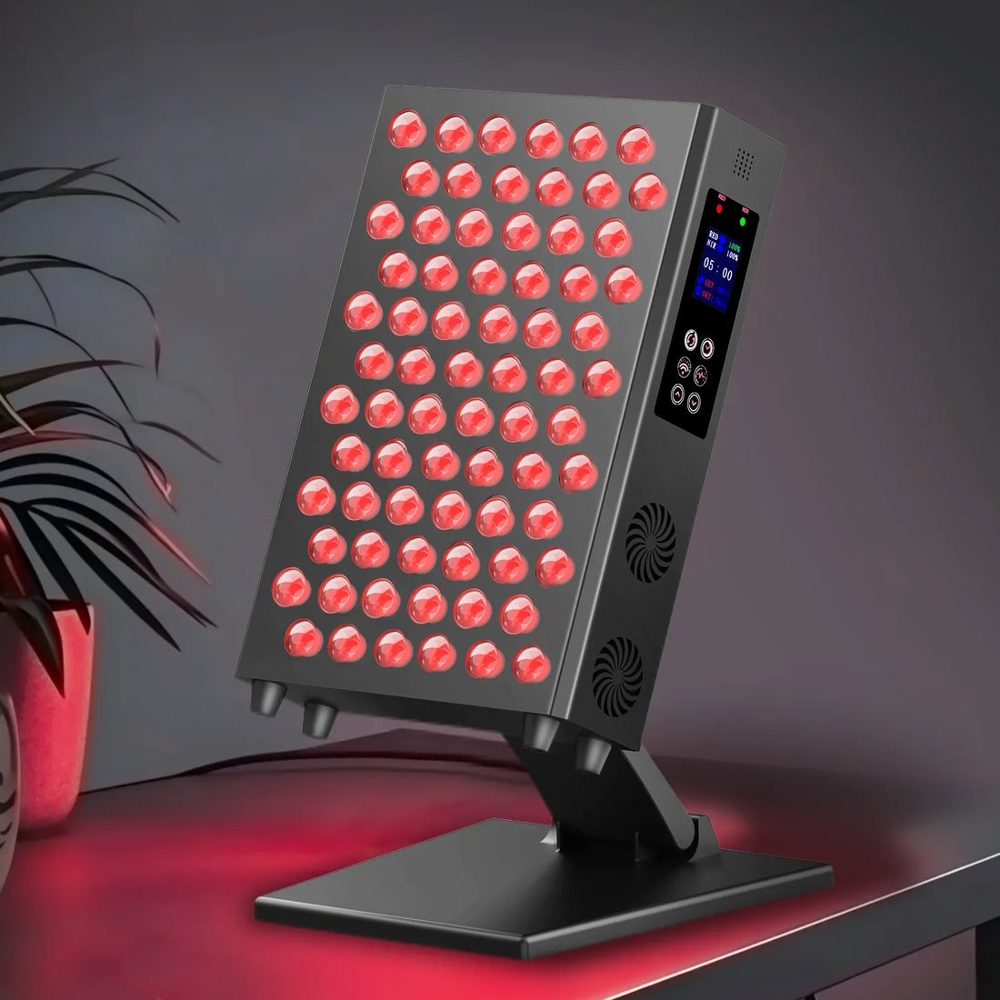 Desktop Red and Infrared LED Lamp
