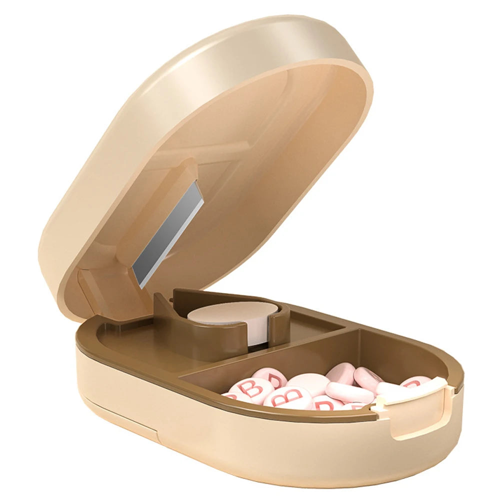 Pill Cutter and Splitter for Halving and Quartering Pills