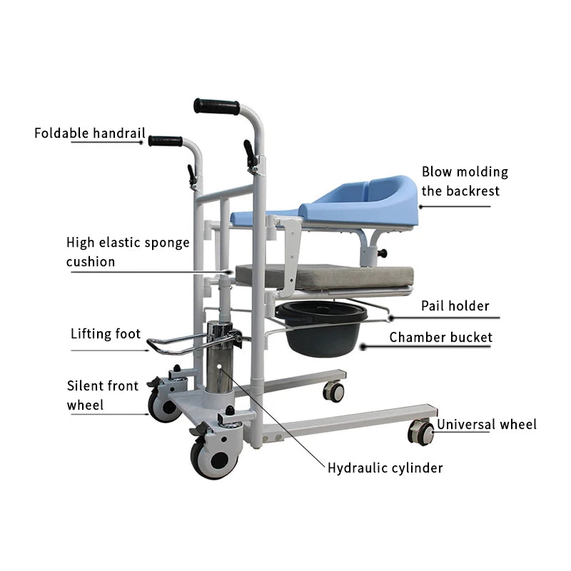Electric Lift Toilet Chair for Home Bath Care