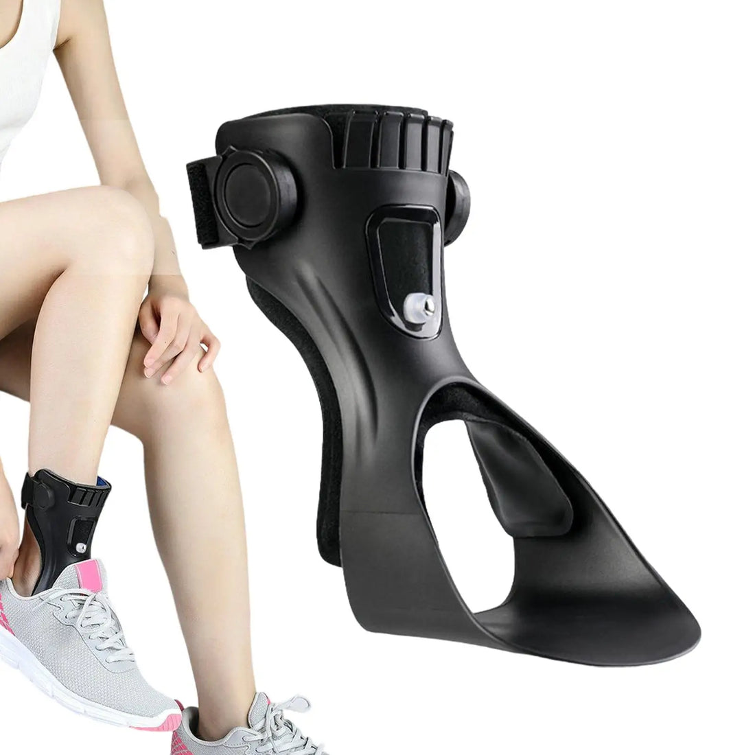 Lightweight Adjustable Foot Drop Ankle Brace