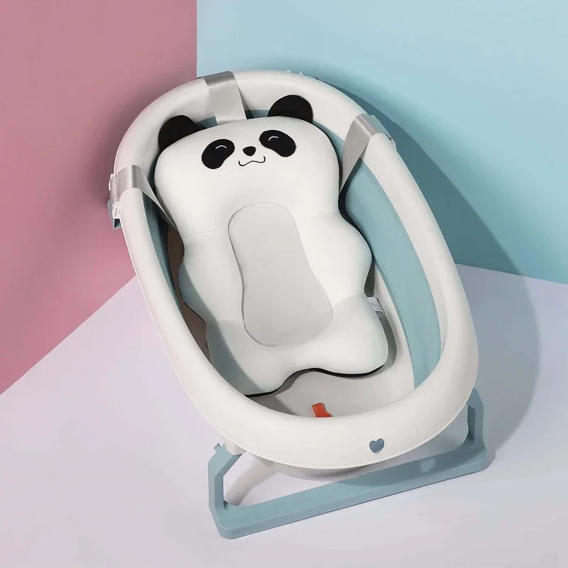 Foldable Baby Bath Seat with Adjustable Support