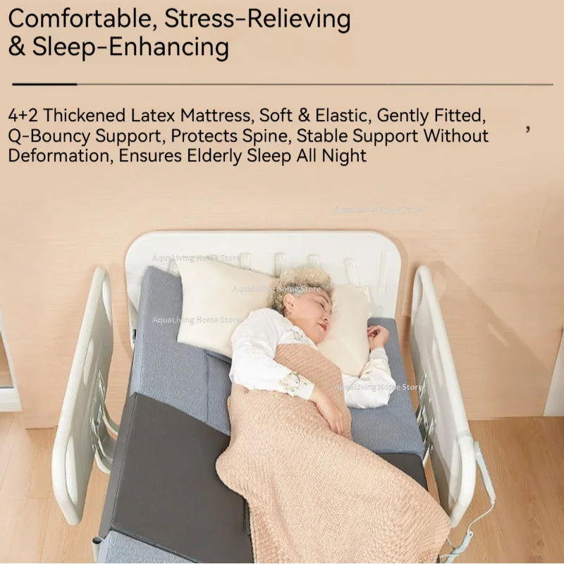 Full Electric Home Care Bed with Turning and Toilet