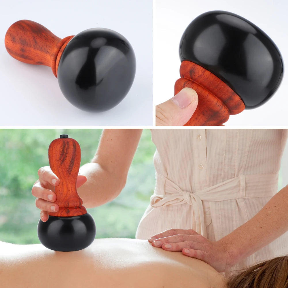 Electric Natural Bianstone Gua Sha Massager