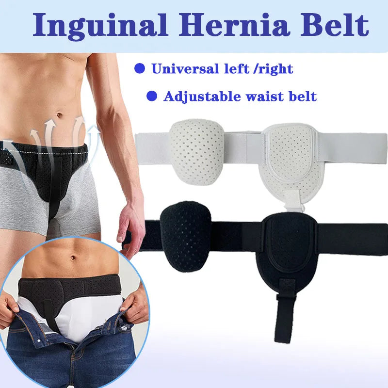 Adjustable Hernia Belt with Removable Pads