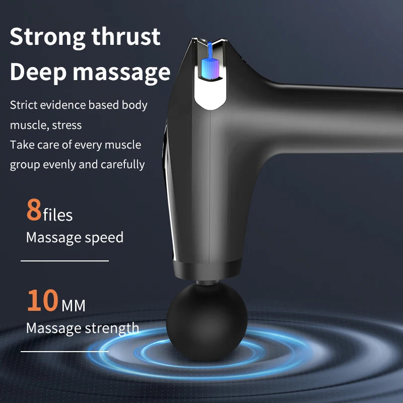 Portable Percussion Massage Gun for Body, Neck and Back