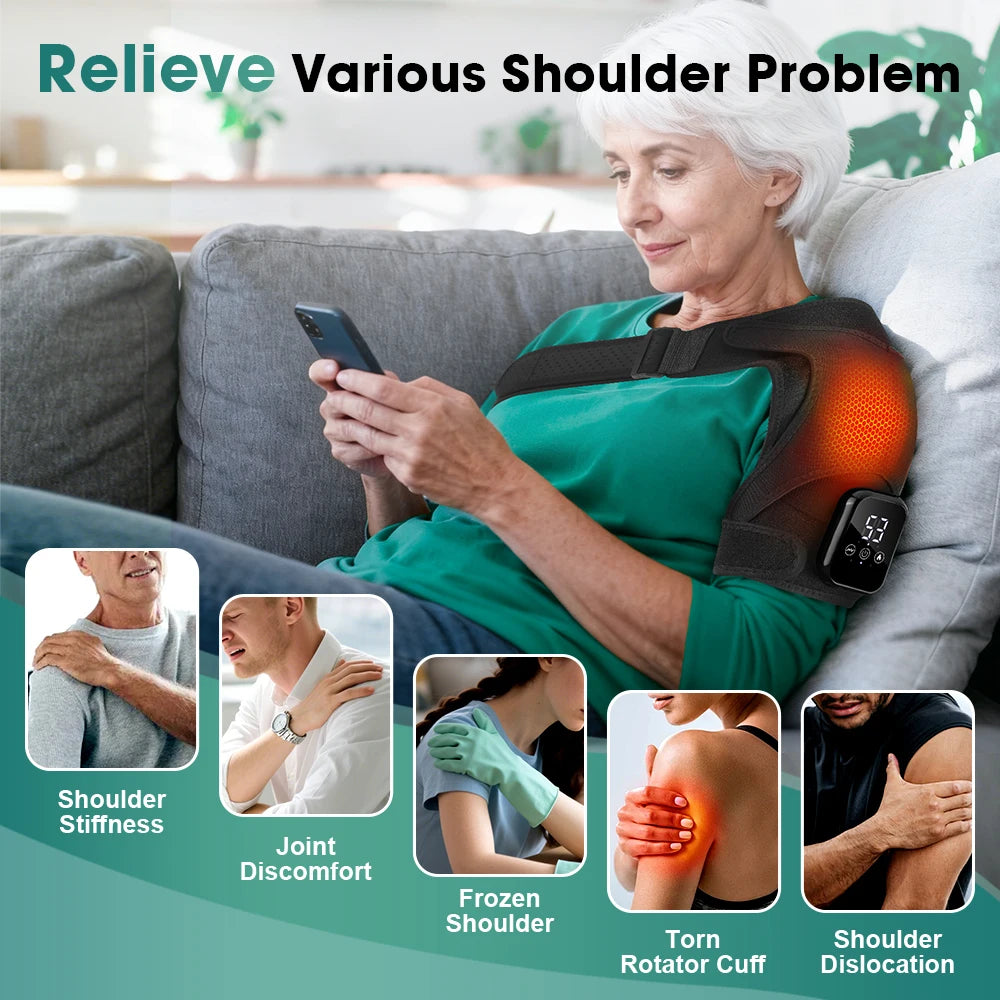 Cordless Heated Shoulder Massager