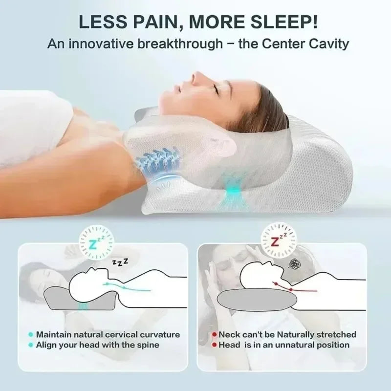 Contoured Memory Foam Neck Pillow