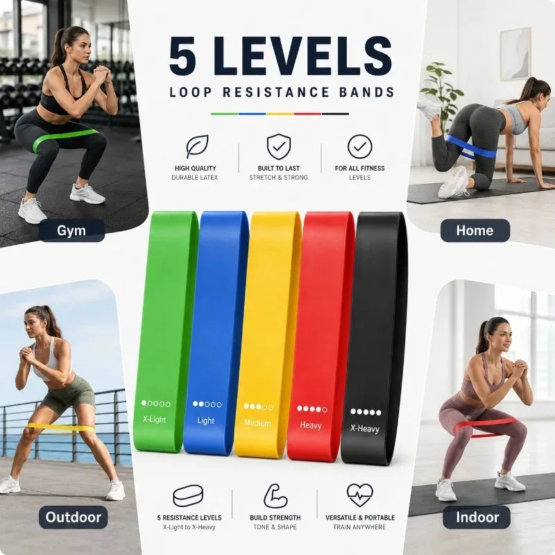 Resistance Bands Set for Home Fitness