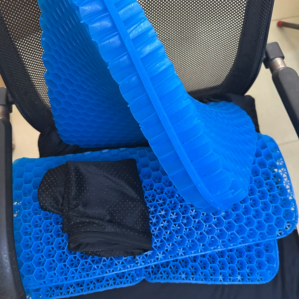 Honeycomb Gel Seat Cushion for Home, Office or Car