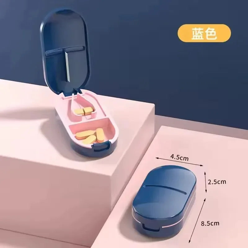 Portable Pill Cutter for Splitting Tablets