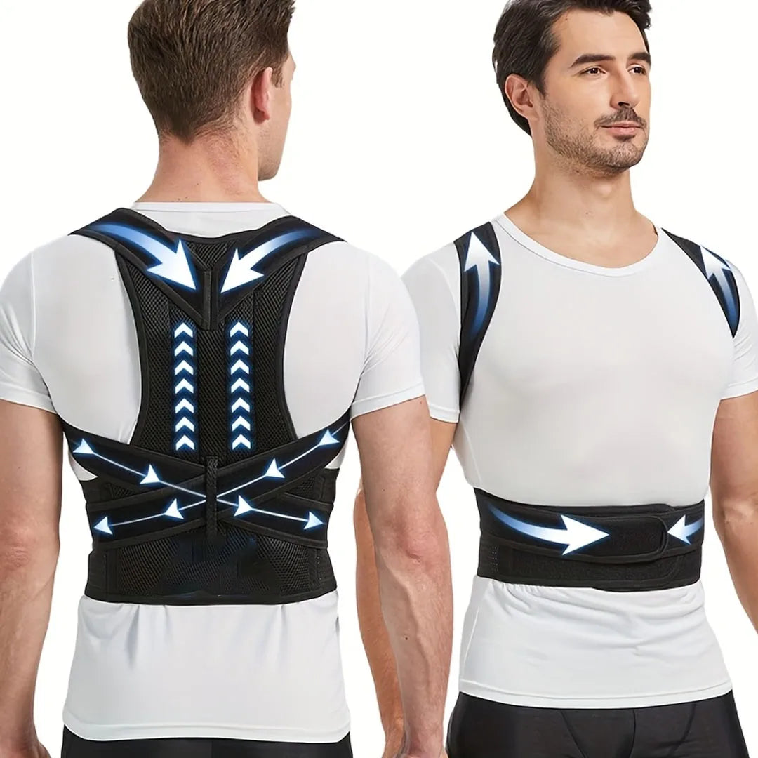 Back Brace Posture Corrector for Men and Women, Sizes S to XXXL