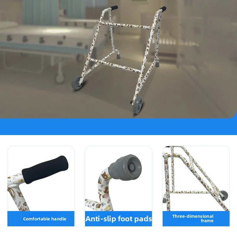 Foldable Children's Walker with Wheels