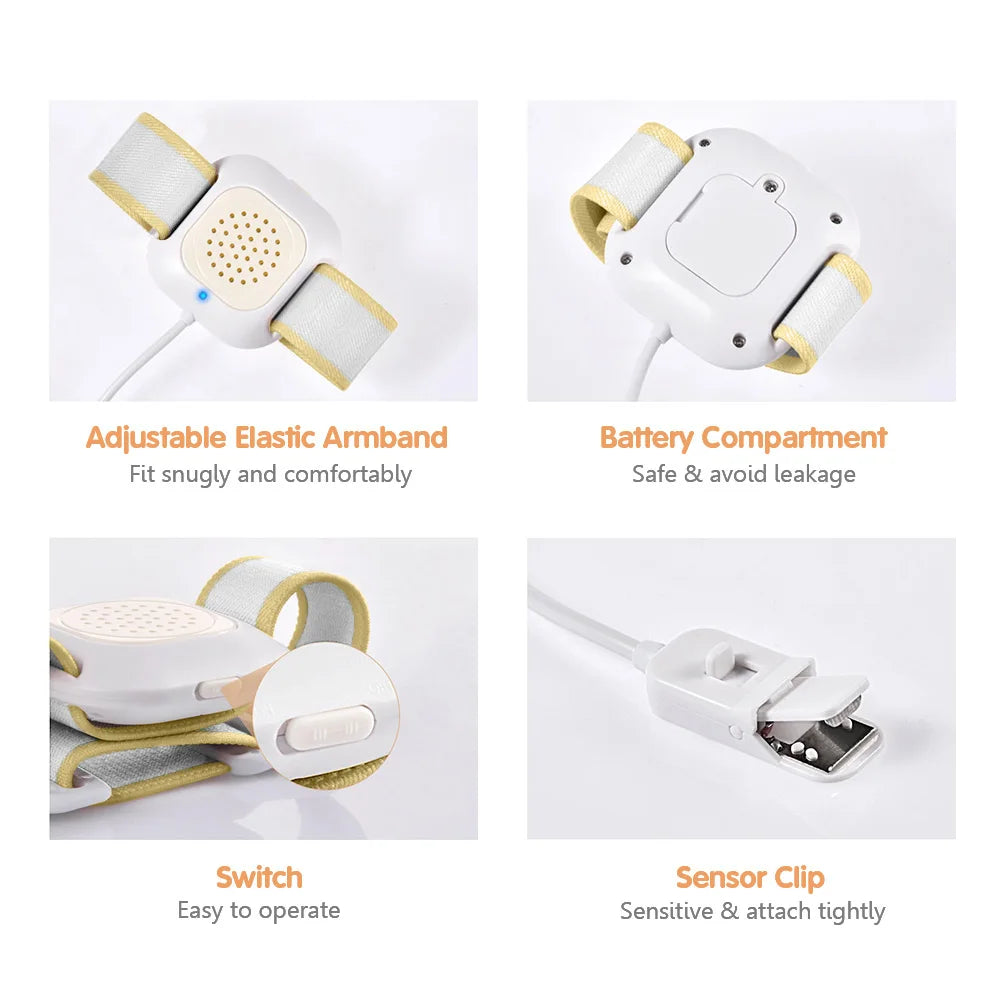 Children’s Bedwetting Alarm with Sound, Light and Vibration